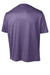 Sport-Tek ST360/TST360 Mens Contender Heather Moisture Wicking Short Sleeve Crewneck T-Shirt Heather Purple Flat Back