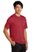 Sport-Tek ST360/TST360 Mens Contender Heather Moisture Wicking Short Sleeve Crewneck T-Shirt Heather Scarlet Red Model 3q