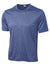 Sport-Tek ST360/TST360 Mens Contender Heather Moisture Wicking Short Sleeve Crewneck T-Shirt Heather True Royal Blue Flat Front