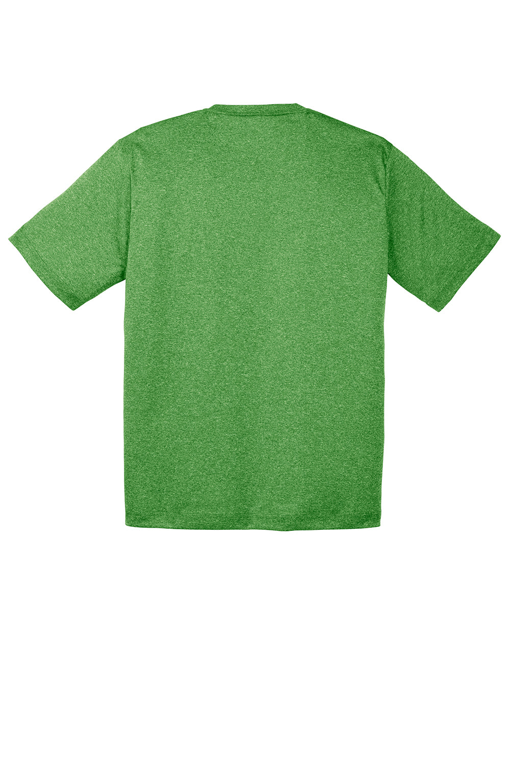 Sport-Tek ST360/TST360 Mens Contender Heather Moisture Wicking Short Sleeve Crewneck T-Shirt Heather Turf Green Flat Back