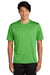 Sport-Tek ST360/TST360 Mens Contender Heather Moisture Wicking Short Sleeve Crewneck T-Shirt Heather Turf Green Model Front