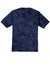 Sport-Tek ST370 Mens CamoHex Moisture Wicking Short Sleeve Crewneck T-Shirt True Navy Blue Flat Back