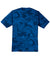 Sport-Tek ST370 Mens CamoHex Moisture Wicking Short Sleeve Crewneck T-Shirt True Royal Blue Flat Back