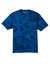 Sport-Tek ST370 Mens CamoHex Moisture Wicking Short Sleeve Crewneck T-Shirt True Royal Blue Flat Front