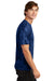 Sport-Tek ST370 Mens CamoHex Moisture Wicking Short Sleeve Crewneck T-Shirt True Royal Blue Model Side