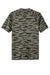 Sport-Tek ST375 Mens Drift Camo Moisture Wicking Short Sleeve Crewneck T-Shirt Black Flat Back