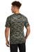 Sport-Tek ST375 Mens Drift Camo Moisture Wicking Short Sleeve Crewneck T-Shirt Black Model Back