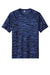 Sport-Tek ST375 Mens Drift Camo Moisture Wicking Short Sleeve Crewneck T-Shirt True Royal Blue Flat Front