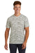 Sport-Tek ST375 Mens Drift Camo Moisture Wicking Short Sleeve Crewneck T-Shirt White Model Front