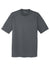 Sport-Tek ST380 Mens Elevate Moisture Wicking Short Sleeve Crewneck T-Shirt Iron Grey Flat Front