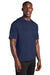 Sport-Tek ST380 Mens Elevate Moisture Wicking Short Sleeve Crewneck T-Shirt True Navy Blue Model 3q