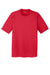 Sport-Tek ST380 Mens Elevate Moisture Wicking Short Sleeve Crewneck T-Shirt True Red Flat Front