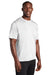 Sport-Tek ST380 Mens Elevate Moisture Wicking Short Sleeve Crewneck T-Shirt White Model 3q