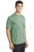 Sport-Tek ST390 Mens Electric Heather Moisture Wicking Short Sleeve Crewneck T-Shirt Forest Green Electric Model 3q