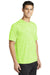 Sport-Tek ST390 Mens Electric Heather Moisture Wicking Short Sleeve Crewneck T-Shirt Lime Shock Green Electric Model 3q