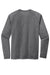 Sport-Tek ST400LS Mens Moisture Wicking Long Sleeve Crewneck T-Shirt Heather Dark Grey Flat Back