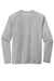 Sport-Tek ST400LS Mens Moisture Wicking Long Sleeve Crewneck T-Shirt Heather Light Grey Flat Back