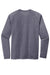 Sport-Tek ST400LS Mens Moisture Wicking Long Sleeve Crewneck T-Shirt Heather True Navy Blue Flat Back