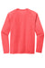 Sport-Tek ST400LS Mens Moisture Wicking Long Sleeve Crewneck T-Shirt Heather True Red Flat Back