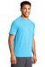 Sport-Tek ST400 Mens Moisture Wicking Short Sleeve Crewneck T-Shirt Heather Pond Blue Model 3q