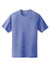 Sport-Tek ST400 Mens Moisture Wicking Short Sleeve Crewneck T-Shirt Heather True Royal Blue Flat Front