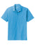 Sport-Tek ST405 Mens Moisture Wicking Short Sleeve Polo Shirt Heather Pond Blue Flat Front