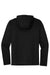 Sport-Tek ST406 Mens Moisture Wicking Long Sleeve Hooded T-Shirt Hoodie Black Flat Back