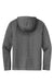 Sport-Tek ST406 Mens Moisture Wicking Long Sleeve Hooded T-Shirt Hoodie Heather Dark Grey Flat Back