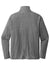 Sport-Tek ST407 Mens Moisture Wicking 1/4 Zip Sweatshirt Heather Dark Grey Flat Back