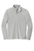 Sport-Tek ST407 Mens Moisture Wicking 1/4 Zip Sweatshirt Heather Light Grey Flat Front