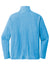 Sport-Tek ST407 Mens Moisture Wicking 1/4 Zip Sweatshirt Heather Pond Blue Flat Back