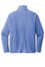 Sport-Tek ST407 Mens Moisture Wicking 1/4 Zip Sweatshirt Heather True Royal Blue Flat Back