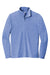 Sport-Tek ST407 Mens Moisture Wicking 1/4 Zip Sweatshirt Heather True Royal Blue Flat Front