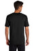 Sport-Tek ST410 Mens Draft Moisture Wicking Short Sleeve Crewneck T-Shirt Black Model Back