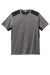 Sport-Tek ST410 Mens Draft Moisture Wicking Short Sleeve Crewneck T-Shirt Heather Dark Grey/Black Flat Front