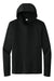 Sport-Tek ST420LSH Mens Posi-UV Pro Long Sleeve Hooded T-Shirt Hoodie Black Flat Front