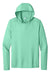 Sport-Tek ST420LSH Mens Posi-UV Pro Long Sleeve Hooded T-Shirt Hoodie Bright Seafoam Green Flat Front