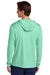 Sport-Tek ST420LSH Mens Posi-UV Pro Long Sleeve Hooded T-Shirt Hoodie Bright Seafoam Green Model Back