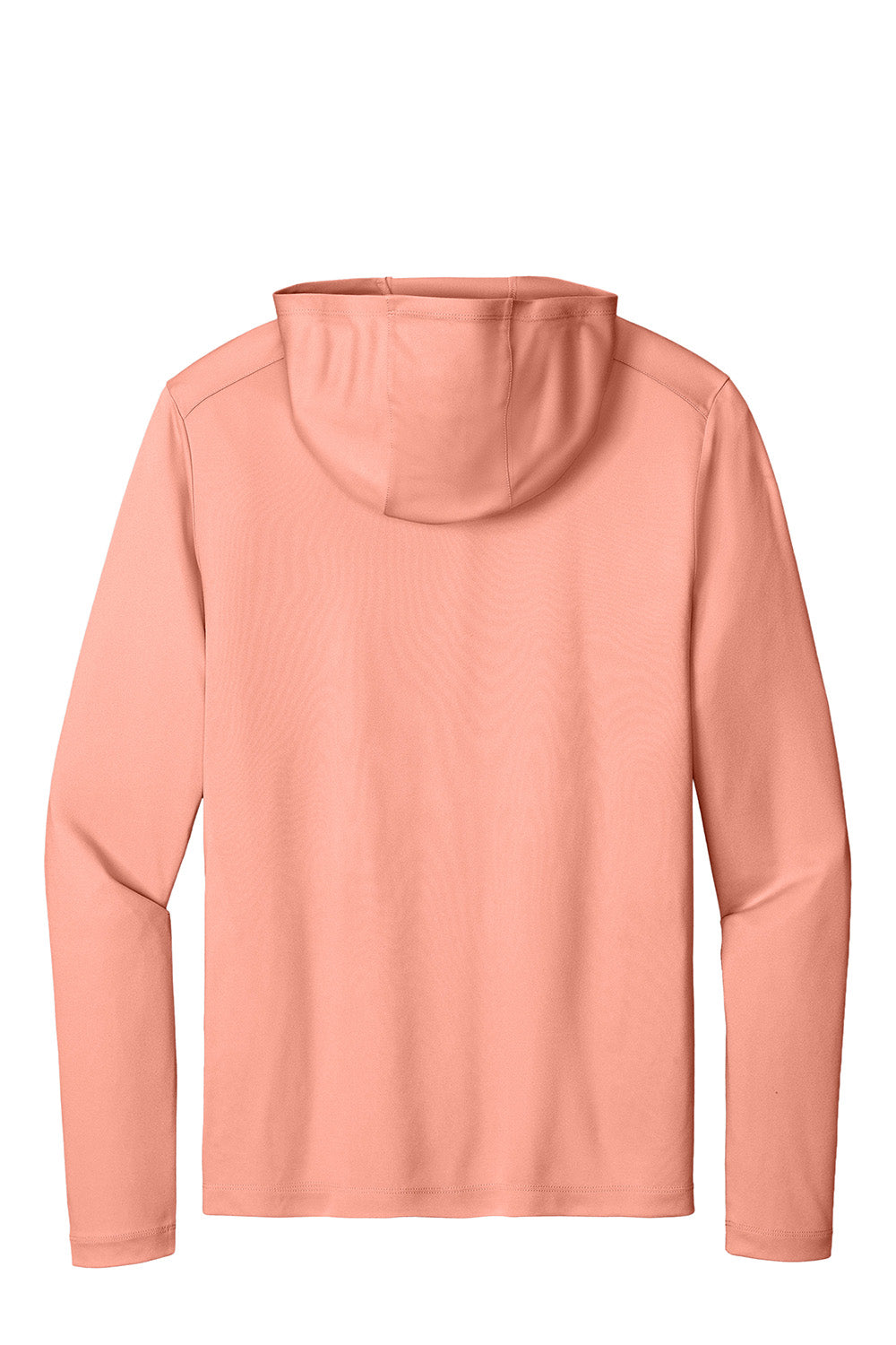 Sport-Tek ST420LSH Mens Posi-UV Pro Long Sleeve Hooded T-Shirt Hoodie Soft Coral Flat Back