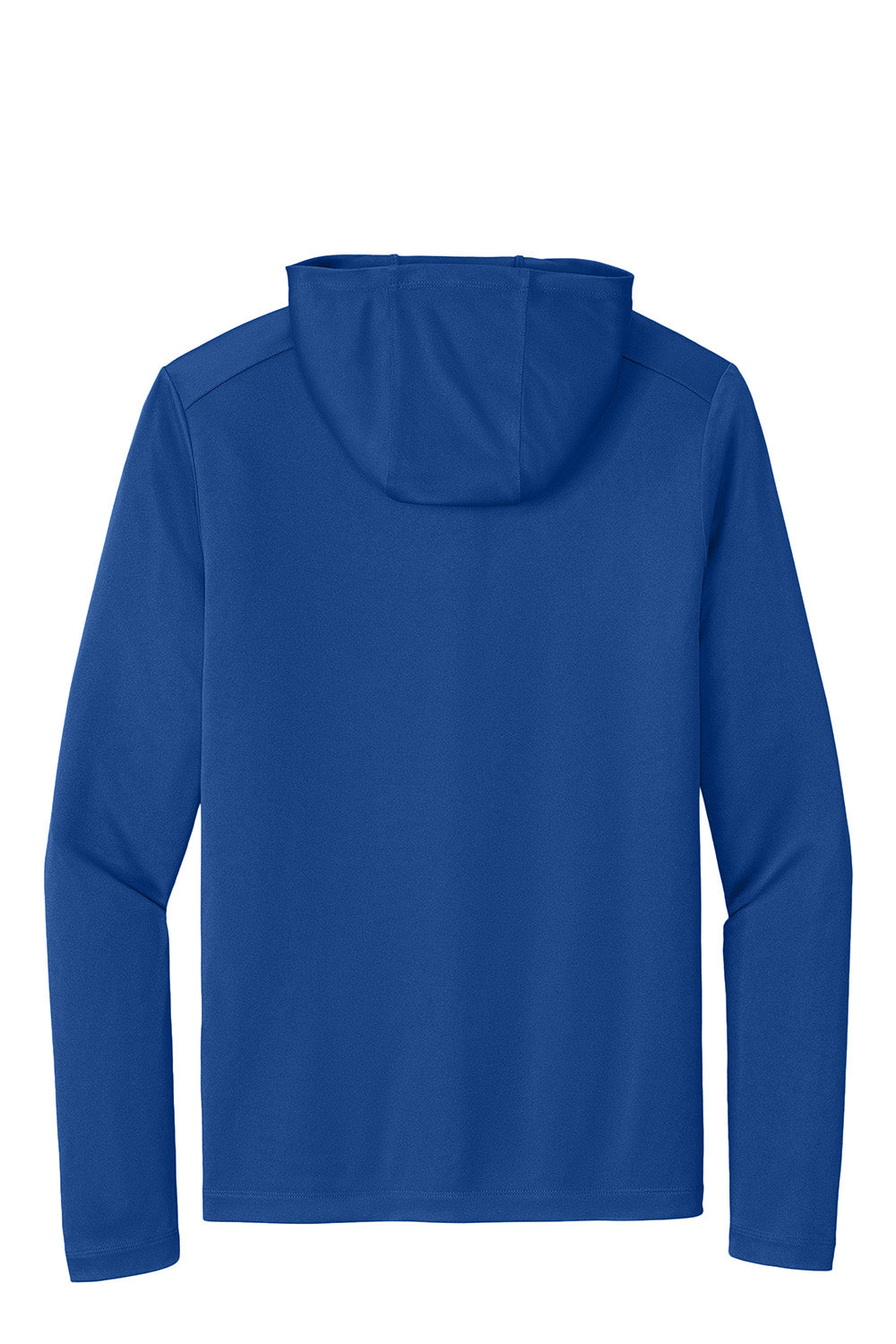 Sport-Tek ST420LSH Mens Posi-UV Pro Long Sleeve Hooded T-Shirt Hoodie True Royal Blue Flat Back