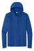 Sport-Tek ST420LSH Mens Posi-UV Pro Long Sleeve Hooded T-Shirt Hoodie True Royal Blue Flat Front