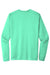 Sport-Tek ST420LS Mens Moisture Wicking Long Sleeve Crewneck T-Shirt Bright Seafoam Green Flat Back