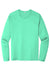 Sport-Tek ST420LS Mens Moisture Wicking Long Sleeve Crewneck T-Shirt Bright Seafoam Green Flat Front