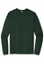 Sport-Tek ST420LS Mens Moisture Wicking Long Sleeve Crewneck T-Shirt Forest Green Flat Front