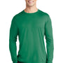 Sport-Tek Mens Moisture Wicking Long Sleeve Crewneck T-Shirt - Kelly Green