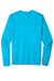 Sport-Tek ST420LS Mens Moisture Wicking Long Sleeve Crewneck T-Shirt Sapphire Blue Flat Back