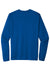 Sport-Tek ST420LS Mens Moisture Wicking Long Sleeve Crewneck T-Shirt True Royal Blue Flat Back