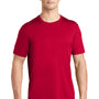 Sport-Tek Mens Moisture Wicking Short Sleeve Crewneck T-Shirt - Deep Red - NEW