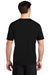 Sport-Tek ST420 Mens Moisture Wicking Short Sleeve Crewneck T-Shirt Black Model Back