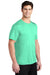 Sport-Tek ST420 Mens Moisture Wicking Short Sleeve Crewneck T-Shirt Bright Seafoam Green Model 3q